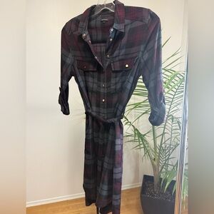 River Island plaid dress